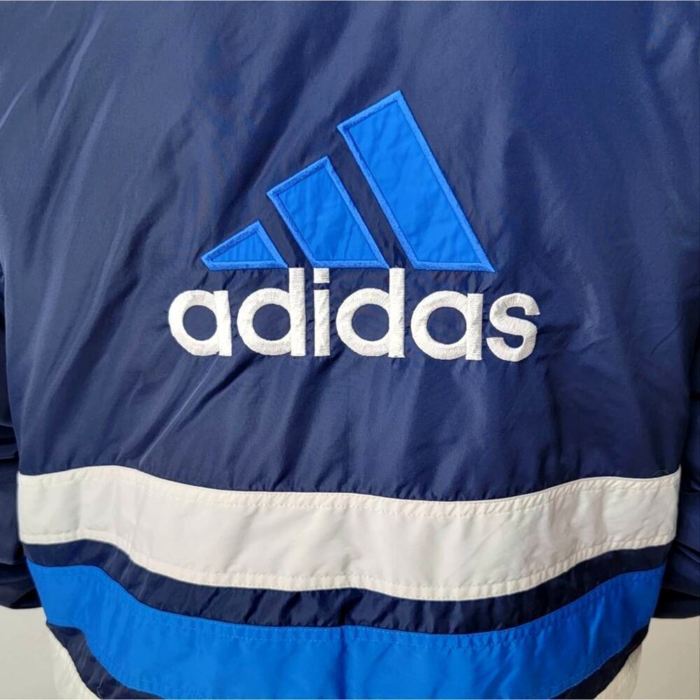 Vintage Y2k adidas Quilted Puffer Jacket Parka - XL - Picture 5 of 10